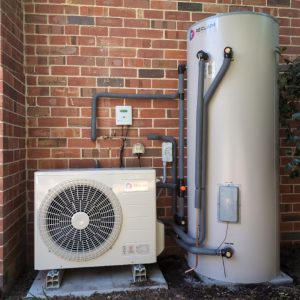 heat pump hot water service